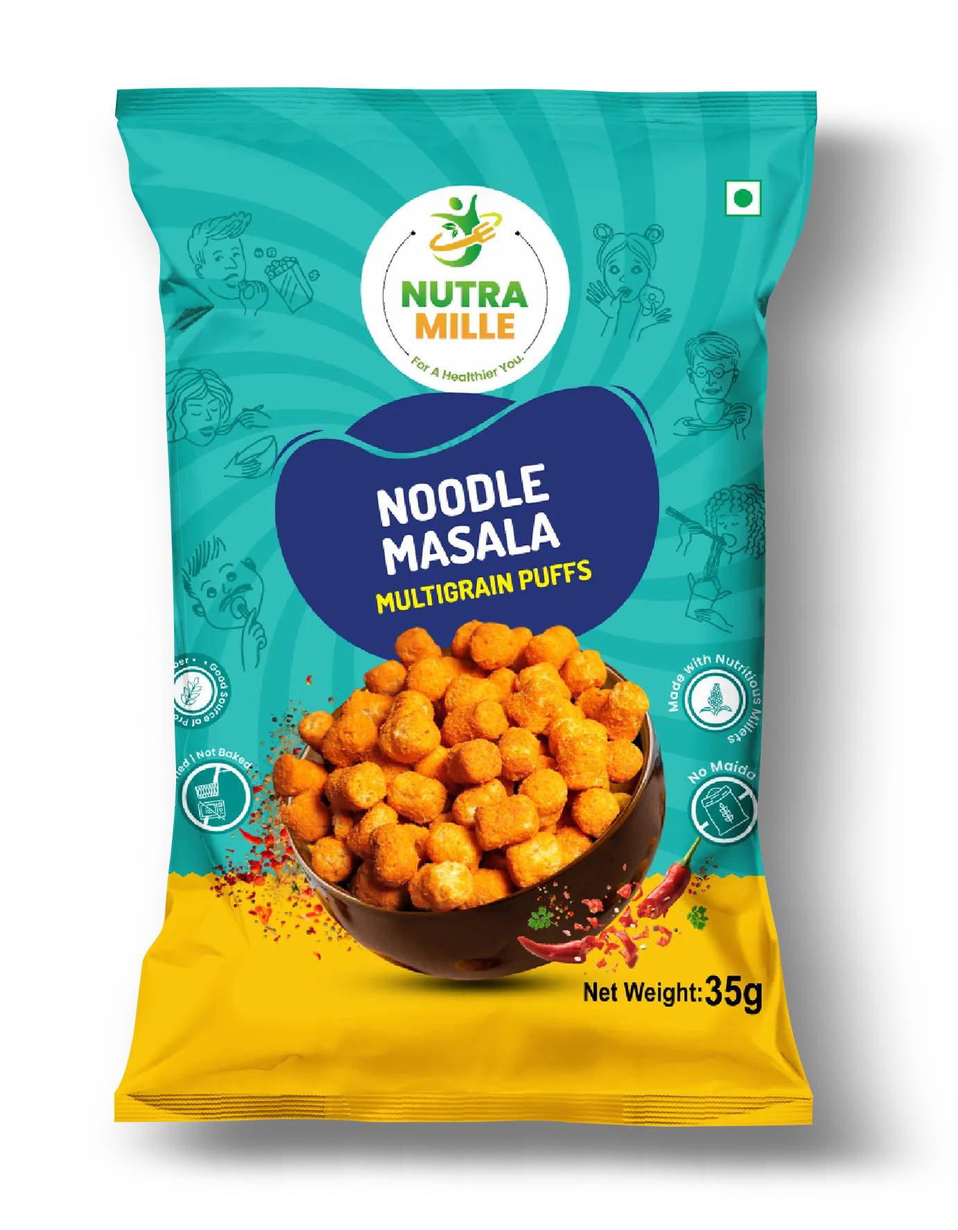 Chilli Cheese Tomato (Soya Puffs)